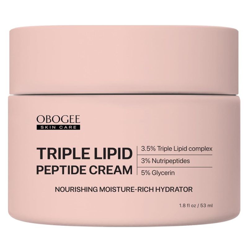 OBOGEE Triple Lipid Peptide Cream (1.8 oz) – Hydrate & Repair Skin Barrier